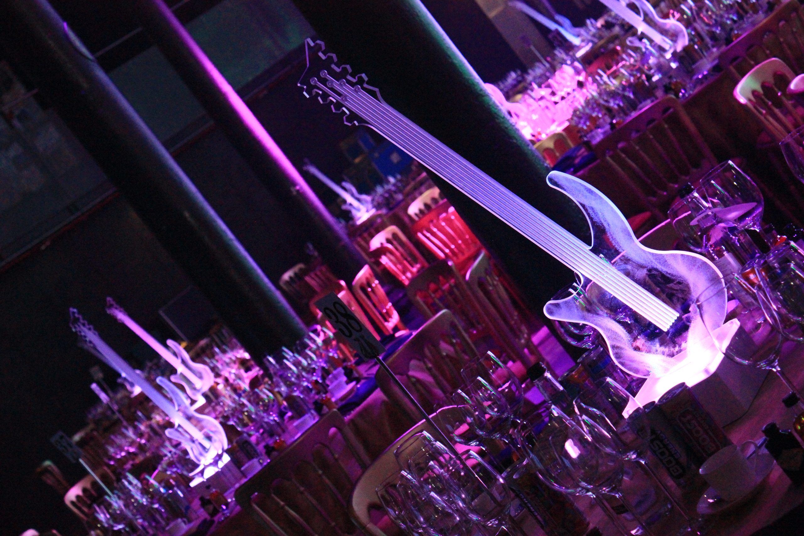 Guitar Centerpieces Table Art