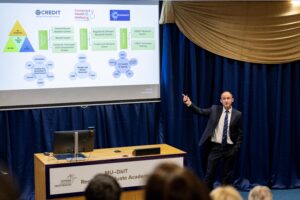 Event Drapes Navy & Gold DKIT Dundalk Co Louth