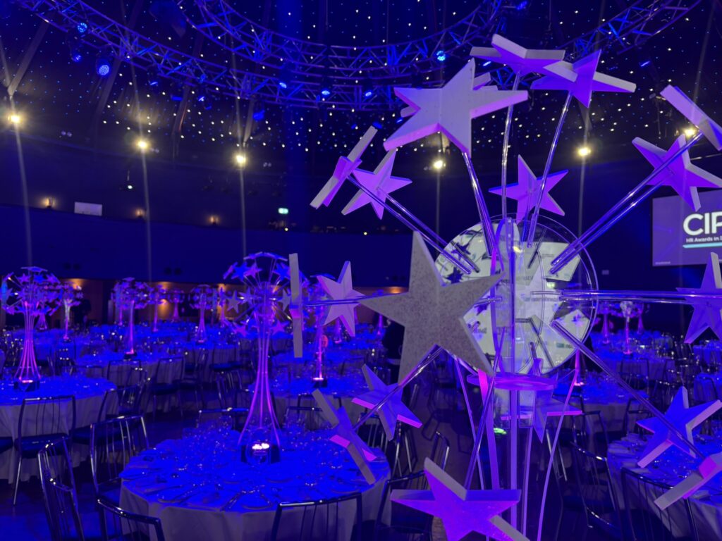 Star globe table centrepiece Mansion House4